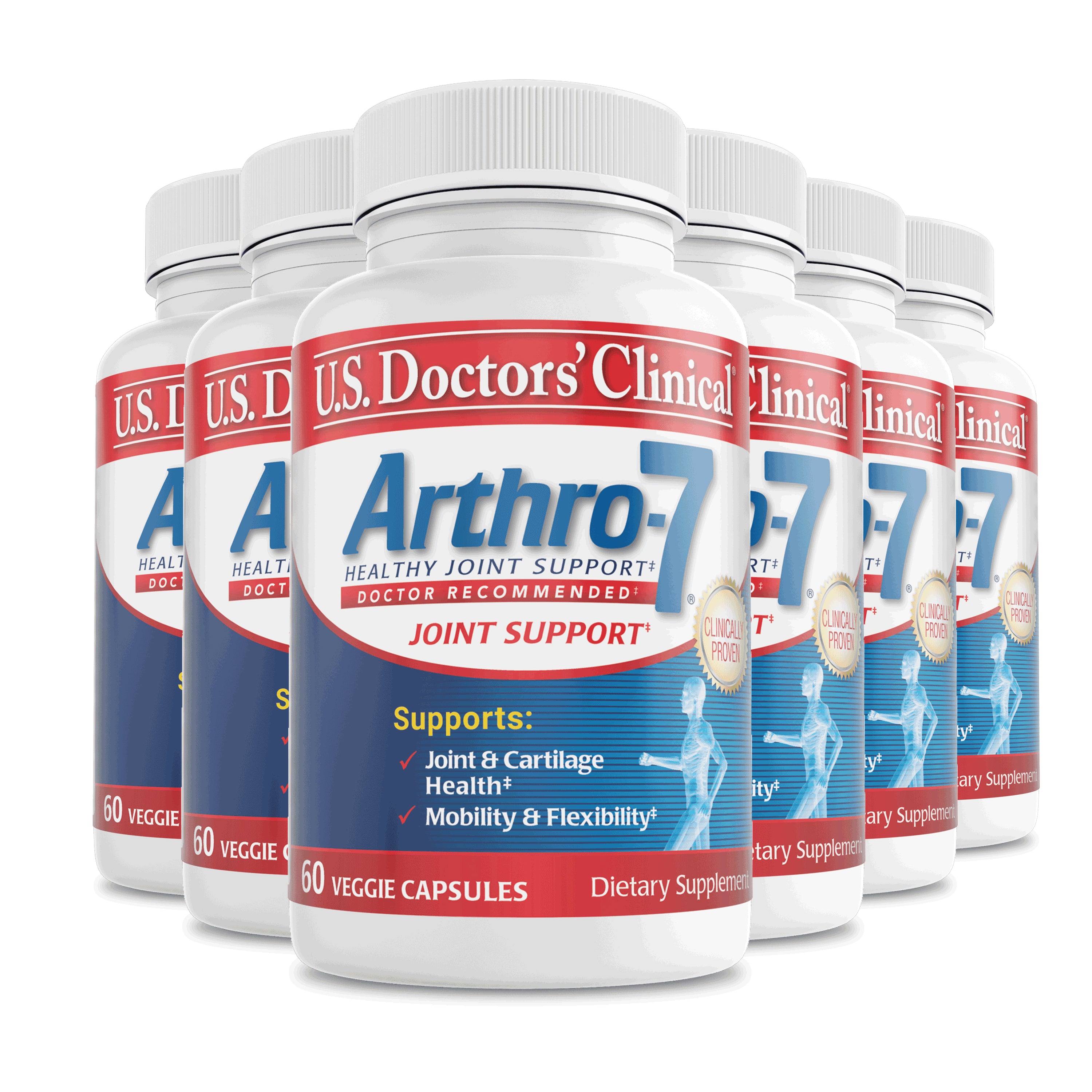 6-bottles of Clinically Proven U.S. Doctors' Clinical Arthro-7