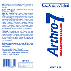Arthro-7 Topical Cream - 2 Oz.