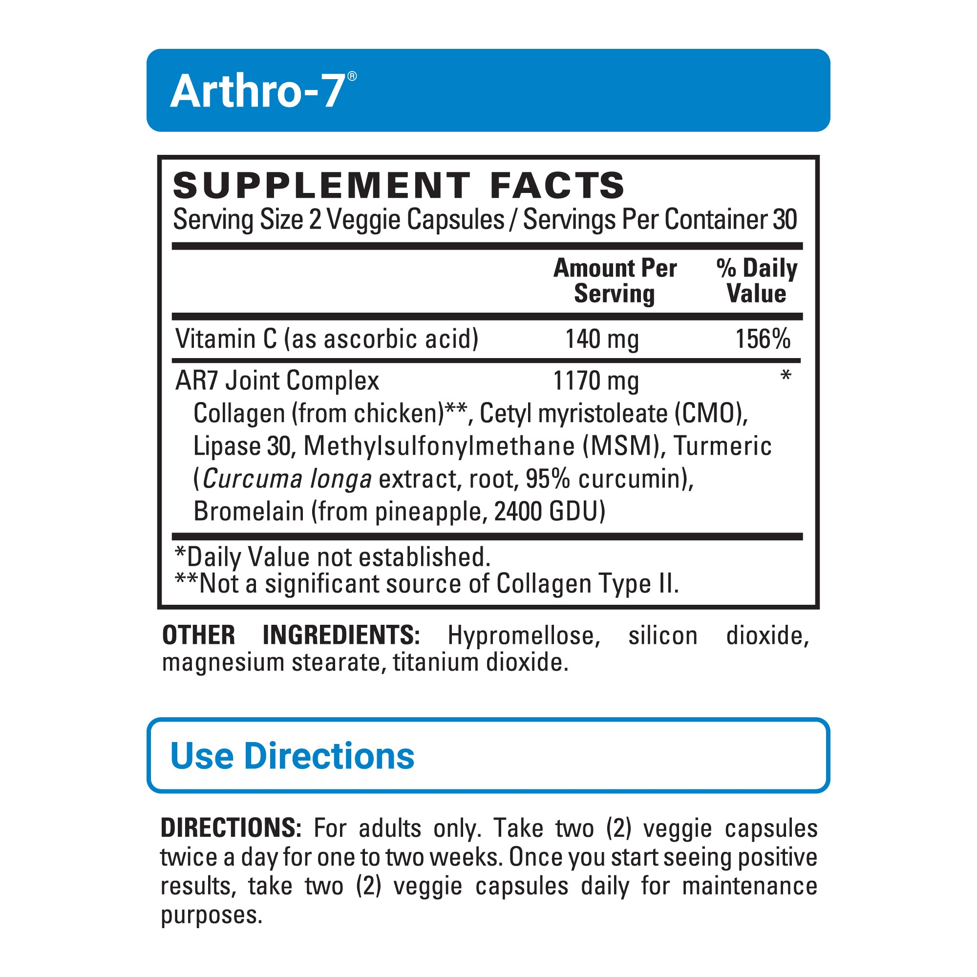 Arthro-7 sup facts