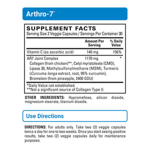 Arthro-7 sup facts