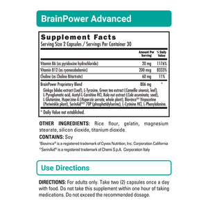 BrainPower Advanced sup facts