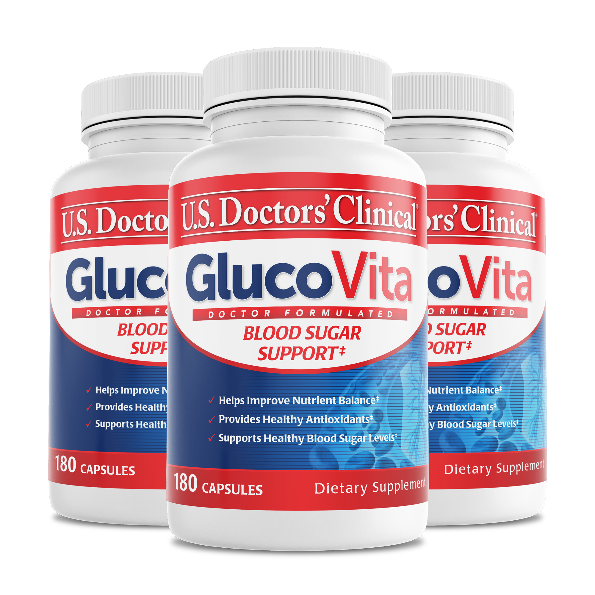 GlucoVita - Blood Sugar Management - 3-Pack
