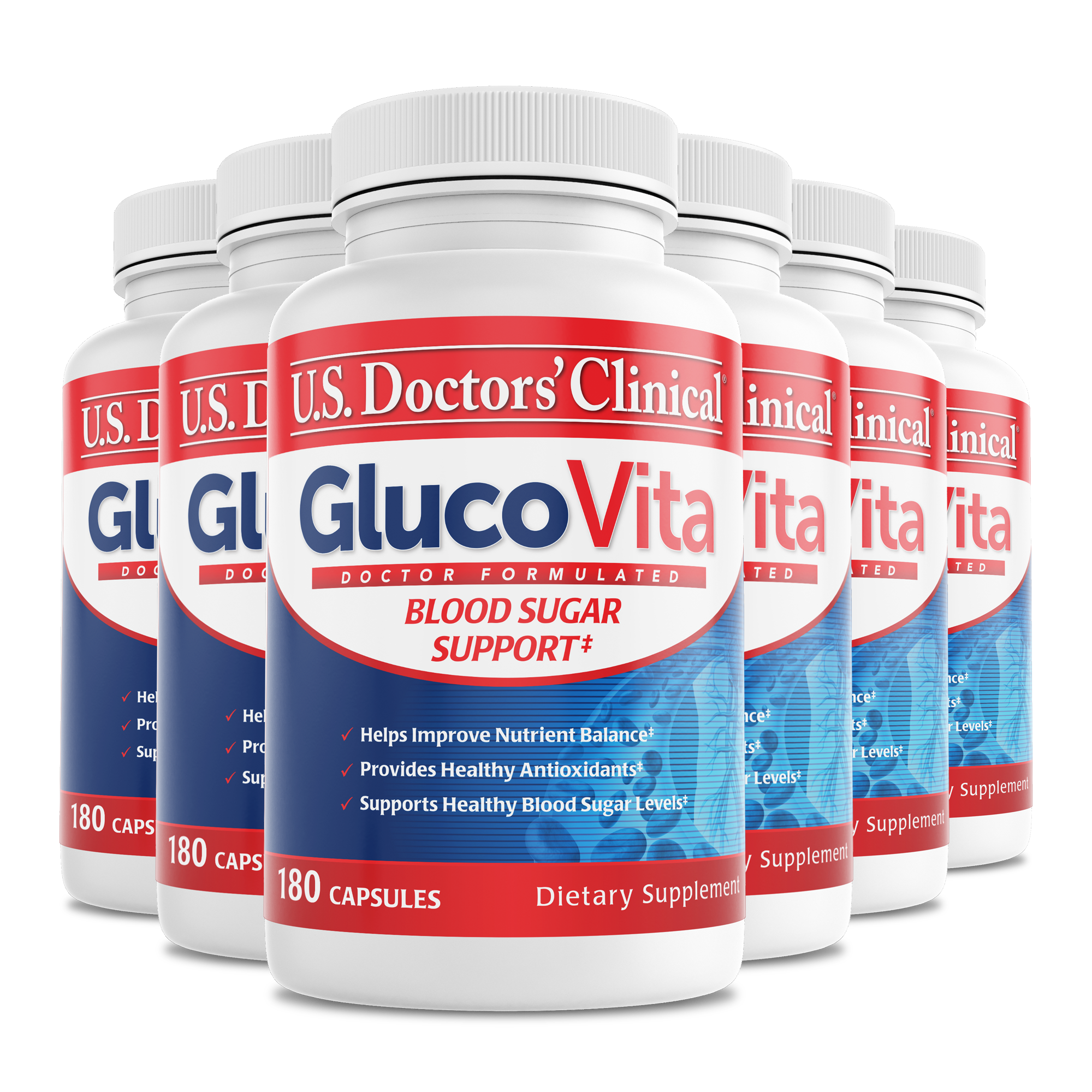 GlucoVita - Blood Sugar Management - 6 Pack