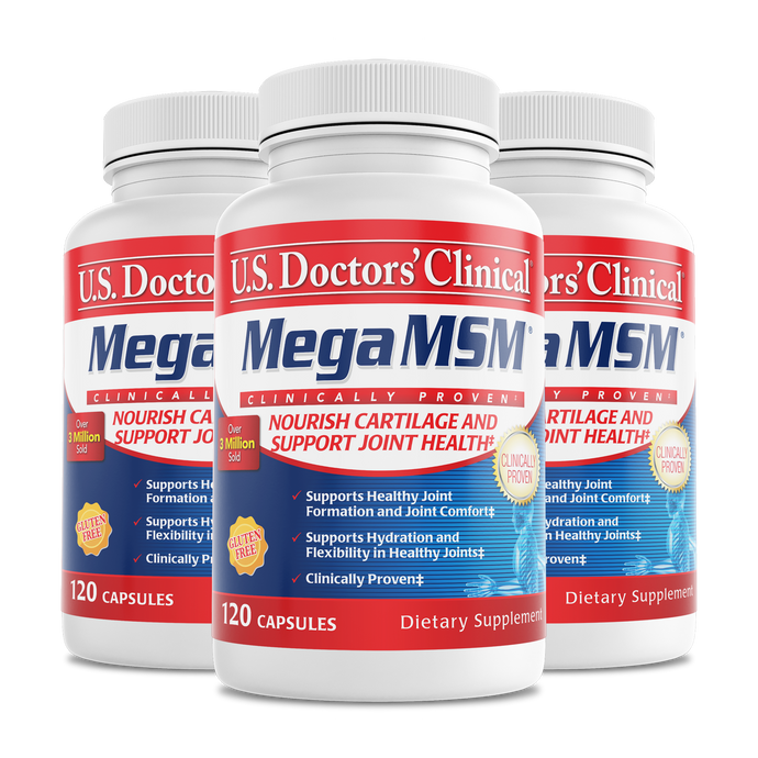 Mega MSM bottle 3 pack