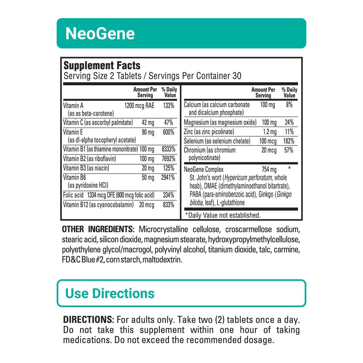 NeoGene (GH3 Previously) - Clinical Anti-Aging Formula – U.S. Doctors ...