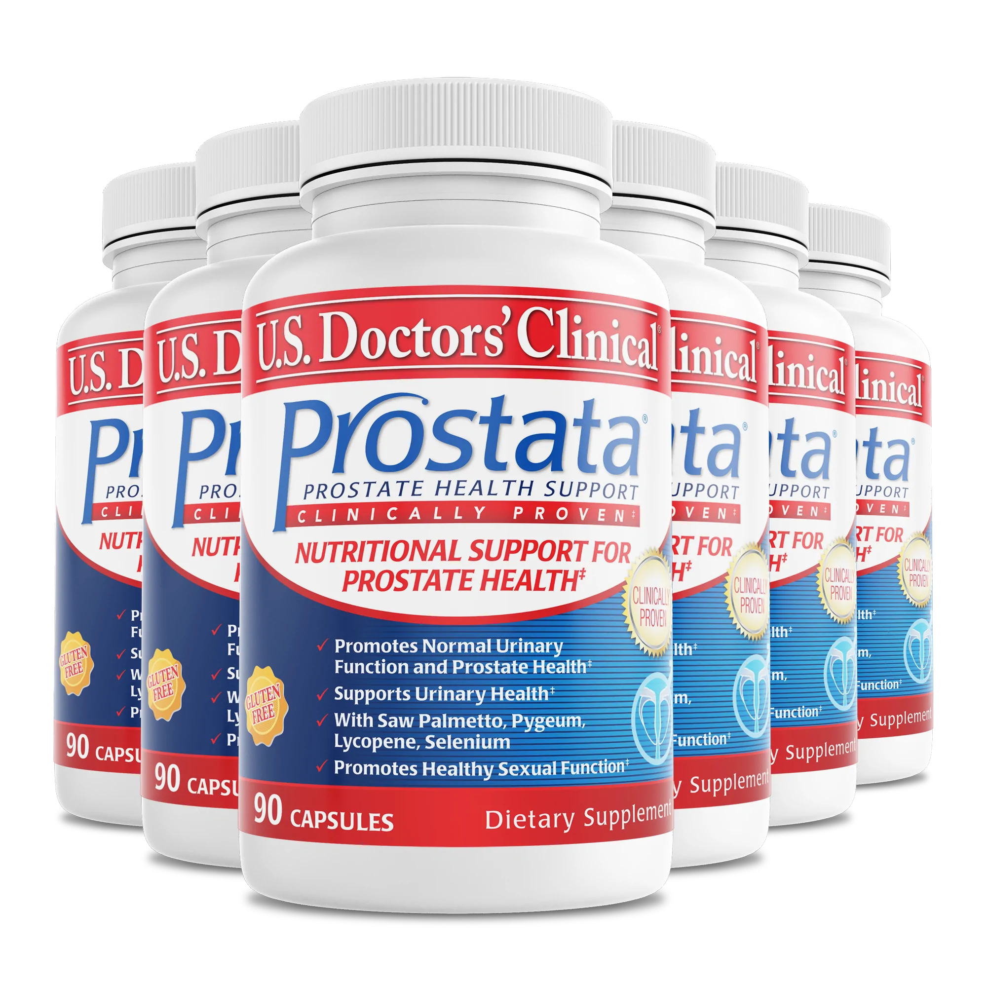 3-bottle bundle of U.S. Doctors' Clinical Prostata 